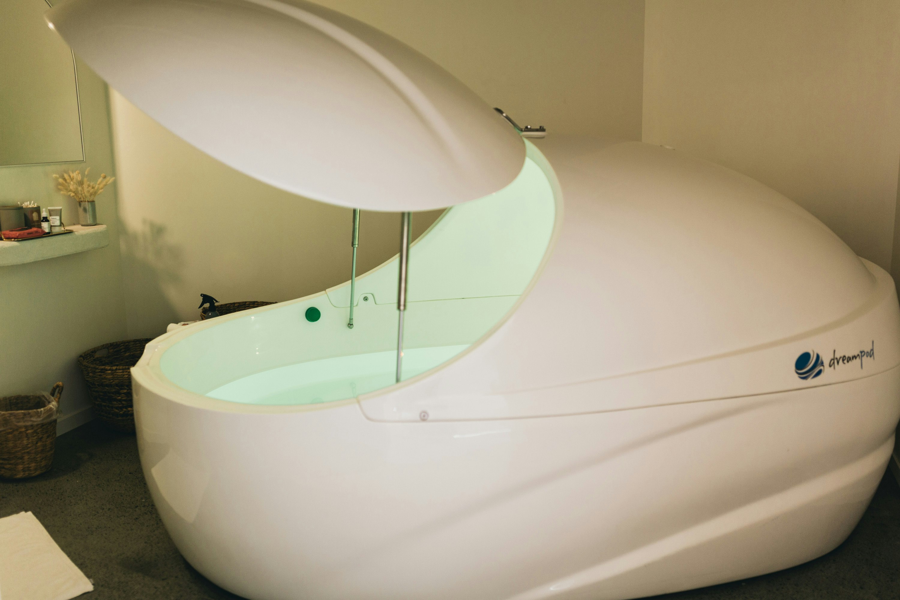 a sensory deprivation tank